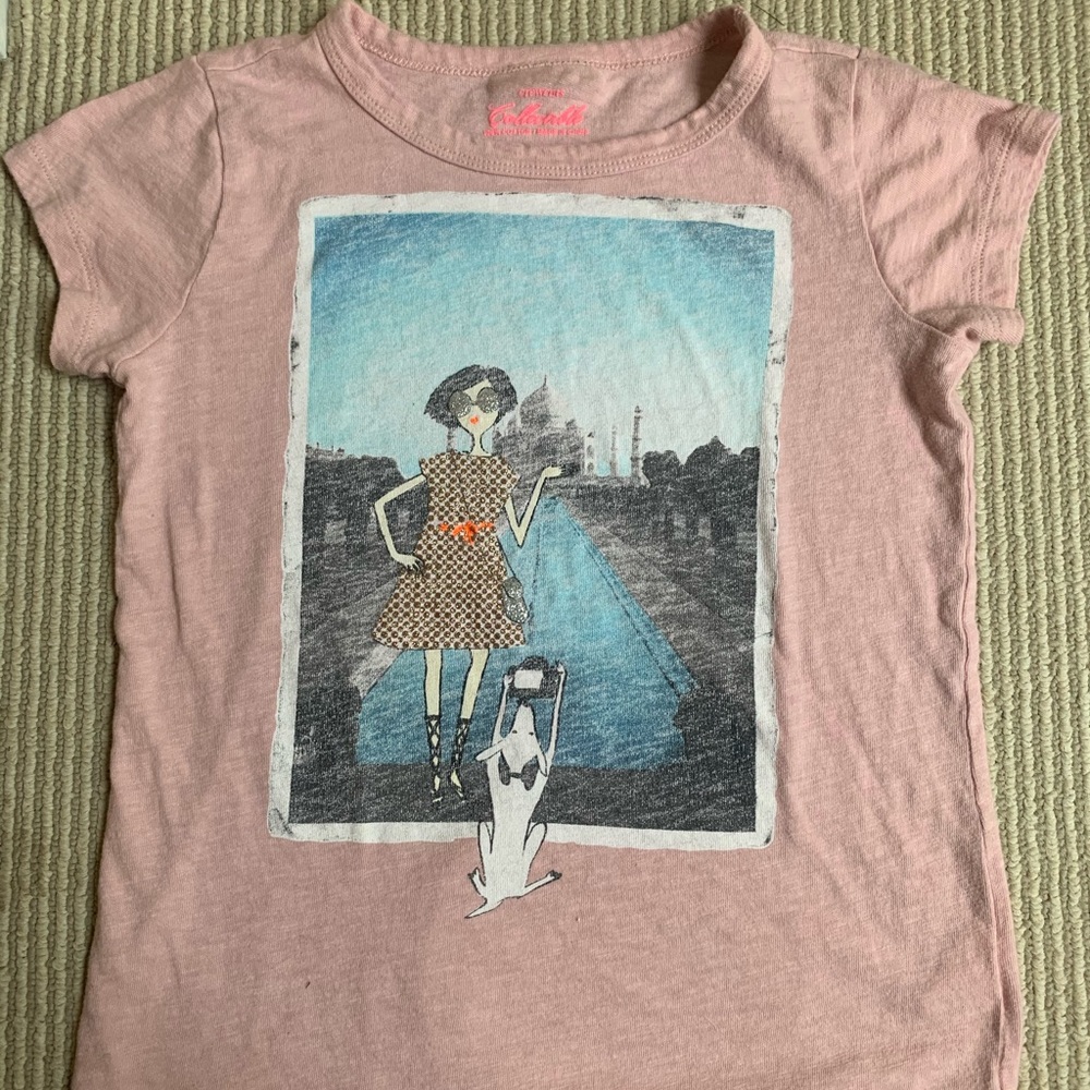 Crewcuts Girls' Olive Taj Mahal T-shirt J.Crew